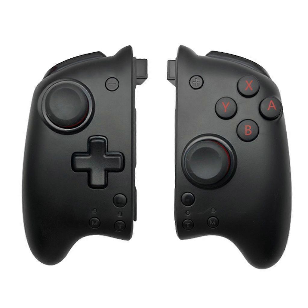  Wireless Game Controller Bluetooth-Compatible Gamepad L R Handle Grip One-key Wake-up for Switch Joy-cons