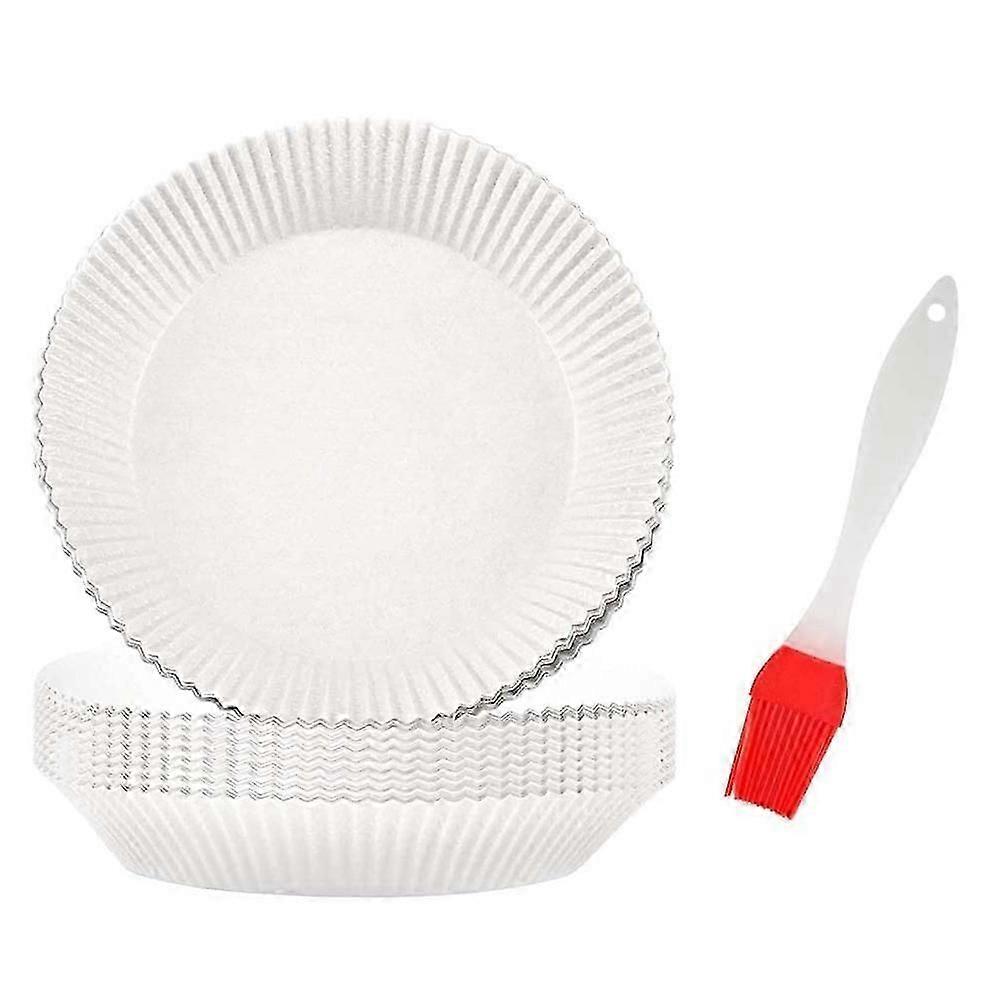 Disposable Paper Liner, Air Fryer Parchment Paper Liners Non-Stick Disposable for Baking Roasting O
