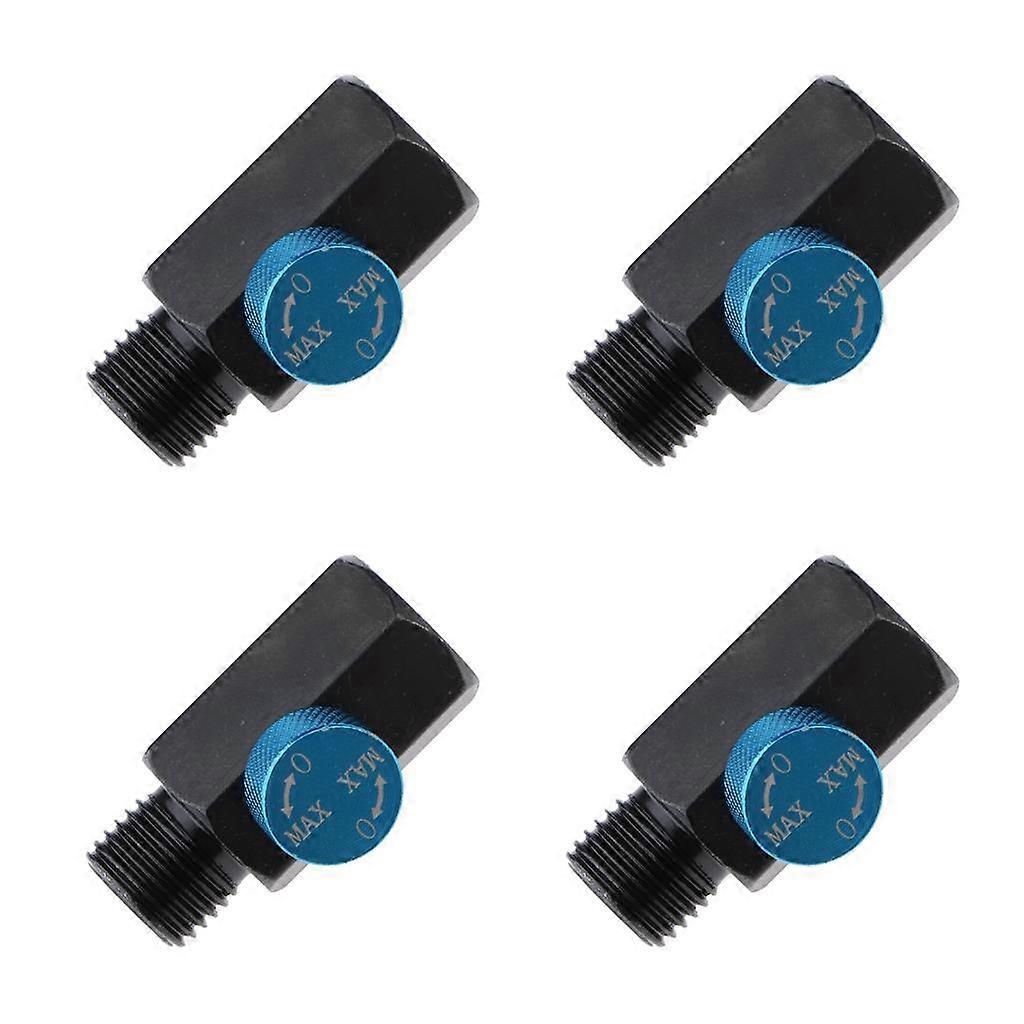 4pcs 1/4 NPT Steel Compressed Air Pressure Valve Inline Regulator Hand Tool
