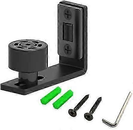 Adjustable Black Floor Rail Bottom Rail For Sliding Wooden Door Wall/Door