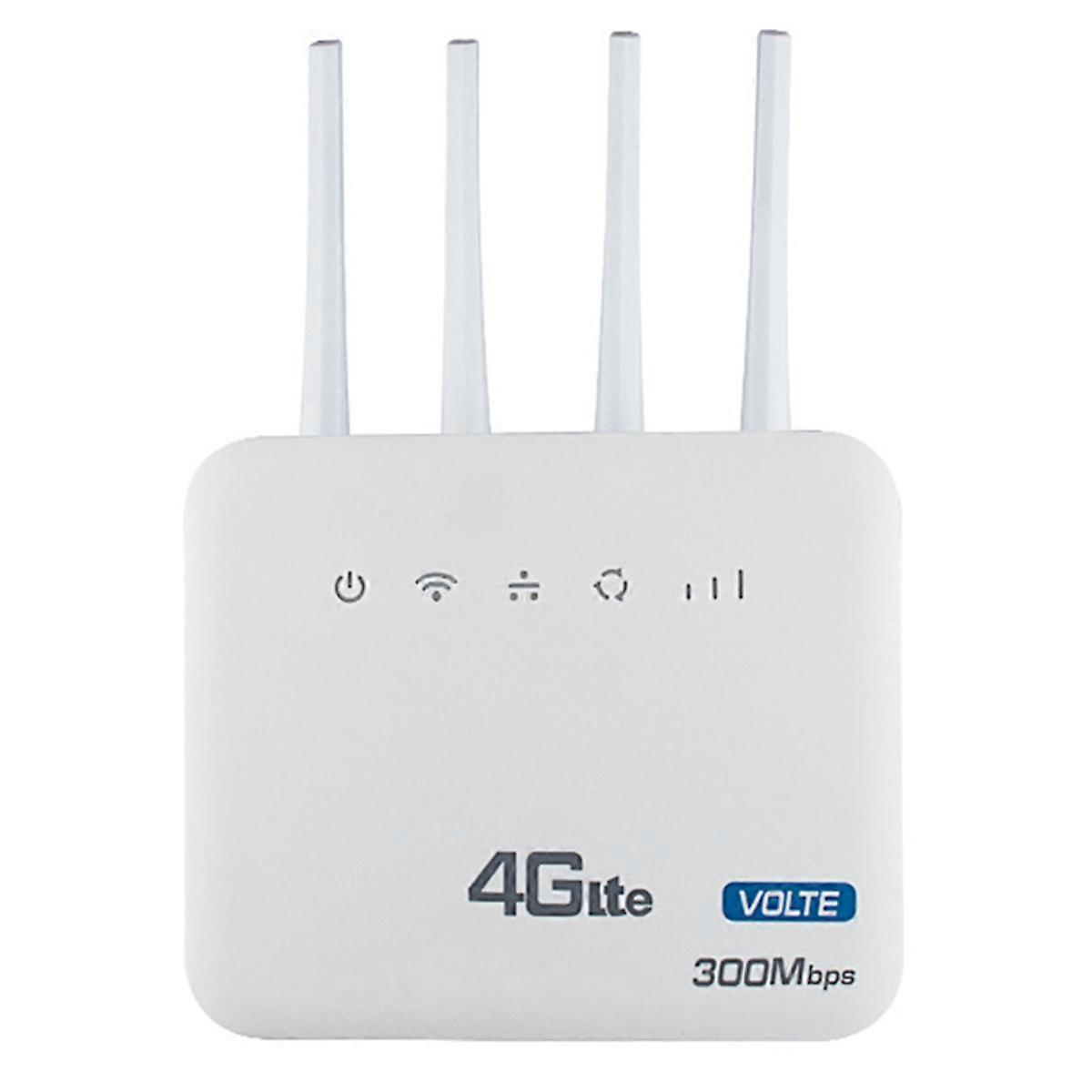 4G LTE WiFi Router WiFi 6 Modem 300Mbps for Eu Africa Asia EU PLUG