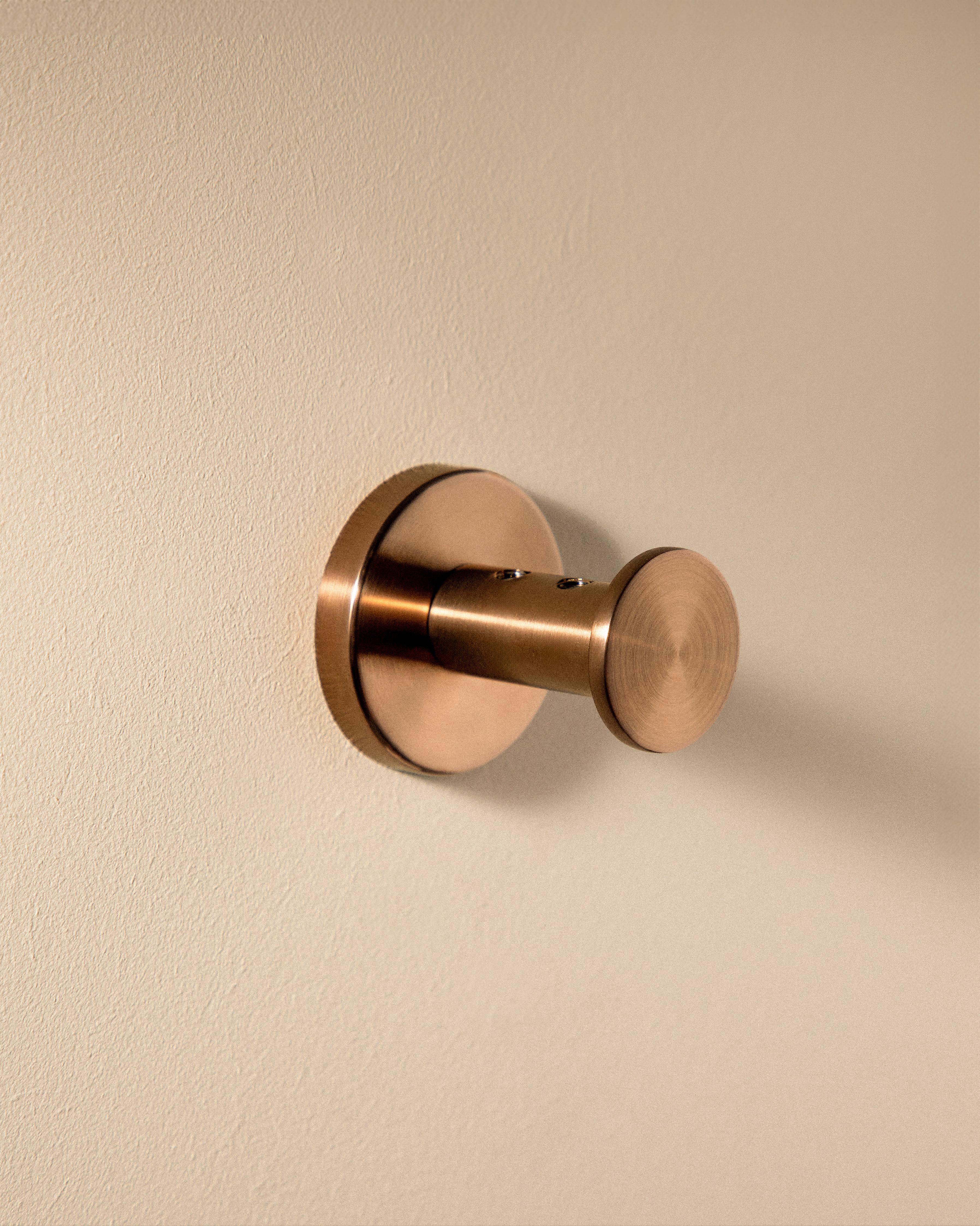 COSMIC Towel hook, Robe hook, Coat hook, Copper PVD, Architect S+ Collection