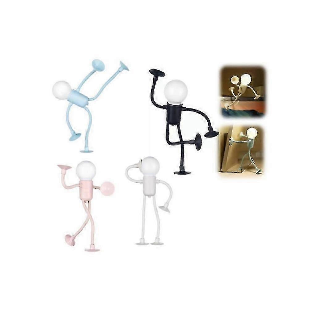 4 قطع شكل قابل للتغيير مضحك رياضي ضوء الليل ، 2025 est DIY شكل أضواء ليلية هدية نموذج hwy