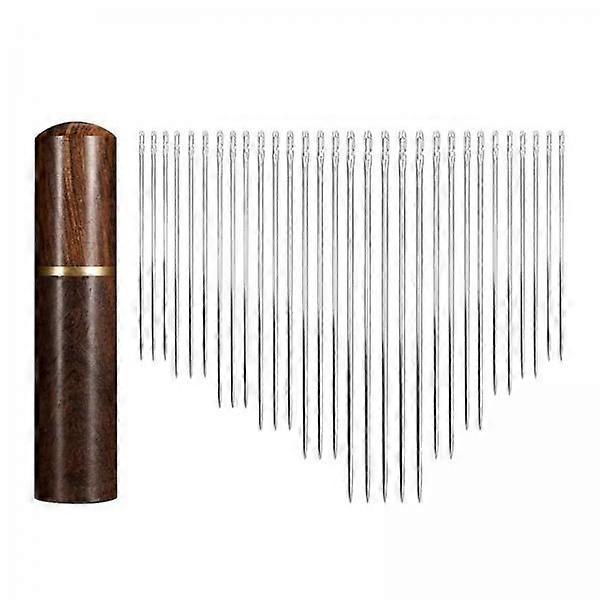 3x 30x Hand Stitching Needle Sewing Needle for Crochet Projects Self-threading