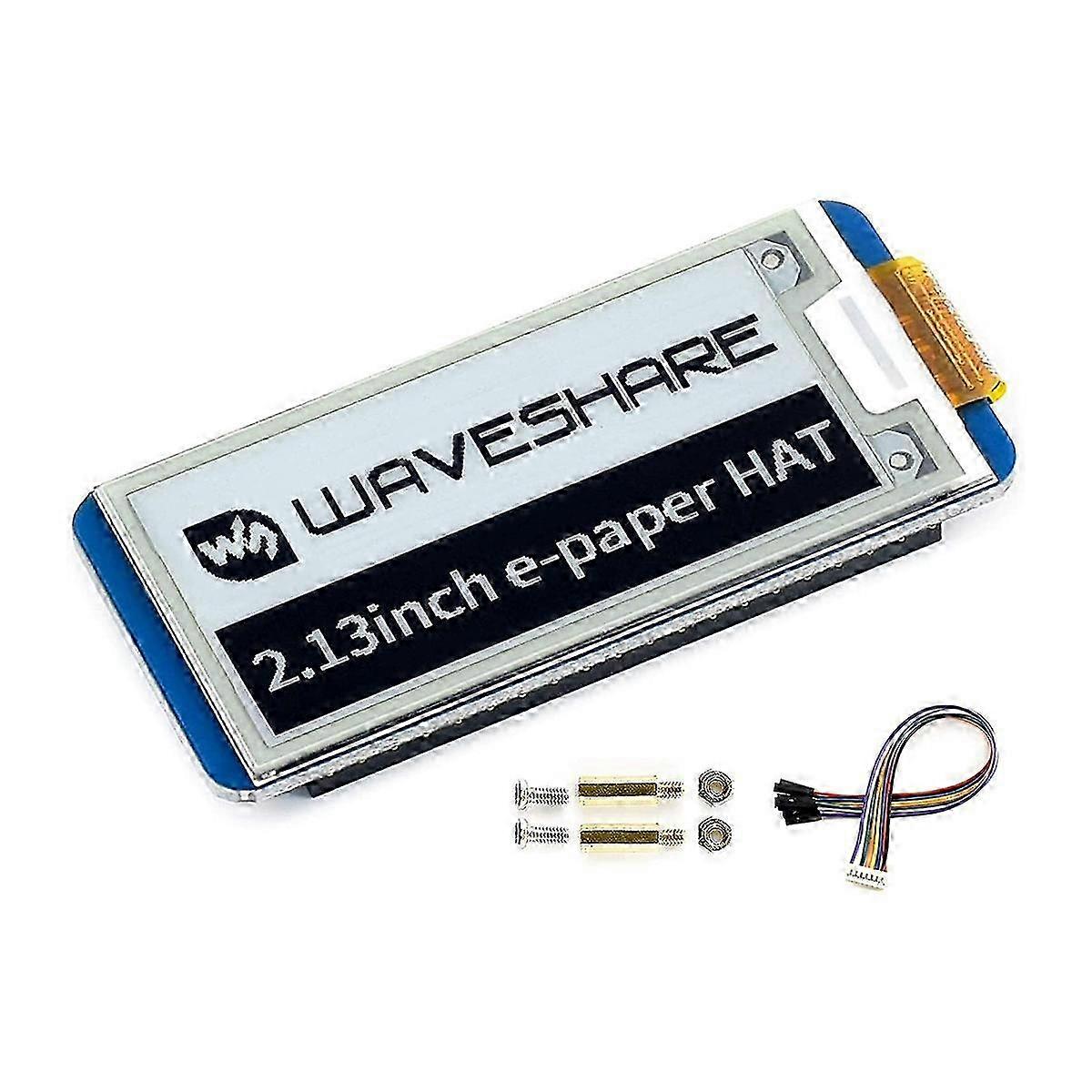 2.13 Inch E Ink Display Module, B/W Dual-Color 250x122 Pixel for Raspberry Pi 4B/3B+/3B/2