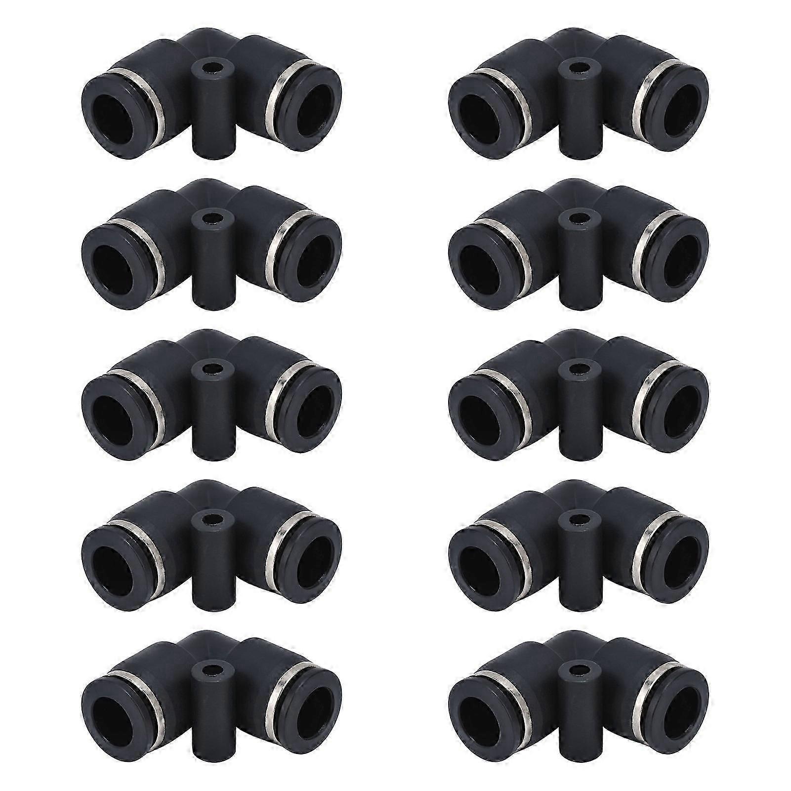 10pcs Pneumatic Connector Durable ABS Replaceable Practical Connecting Accessories for Automation Equipment8