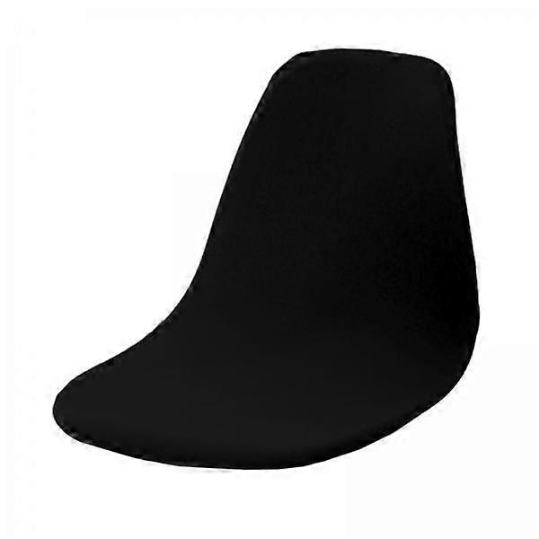 2x Stretchable Shell Seat Cover Solid Color Removable Polyester Mid-Century