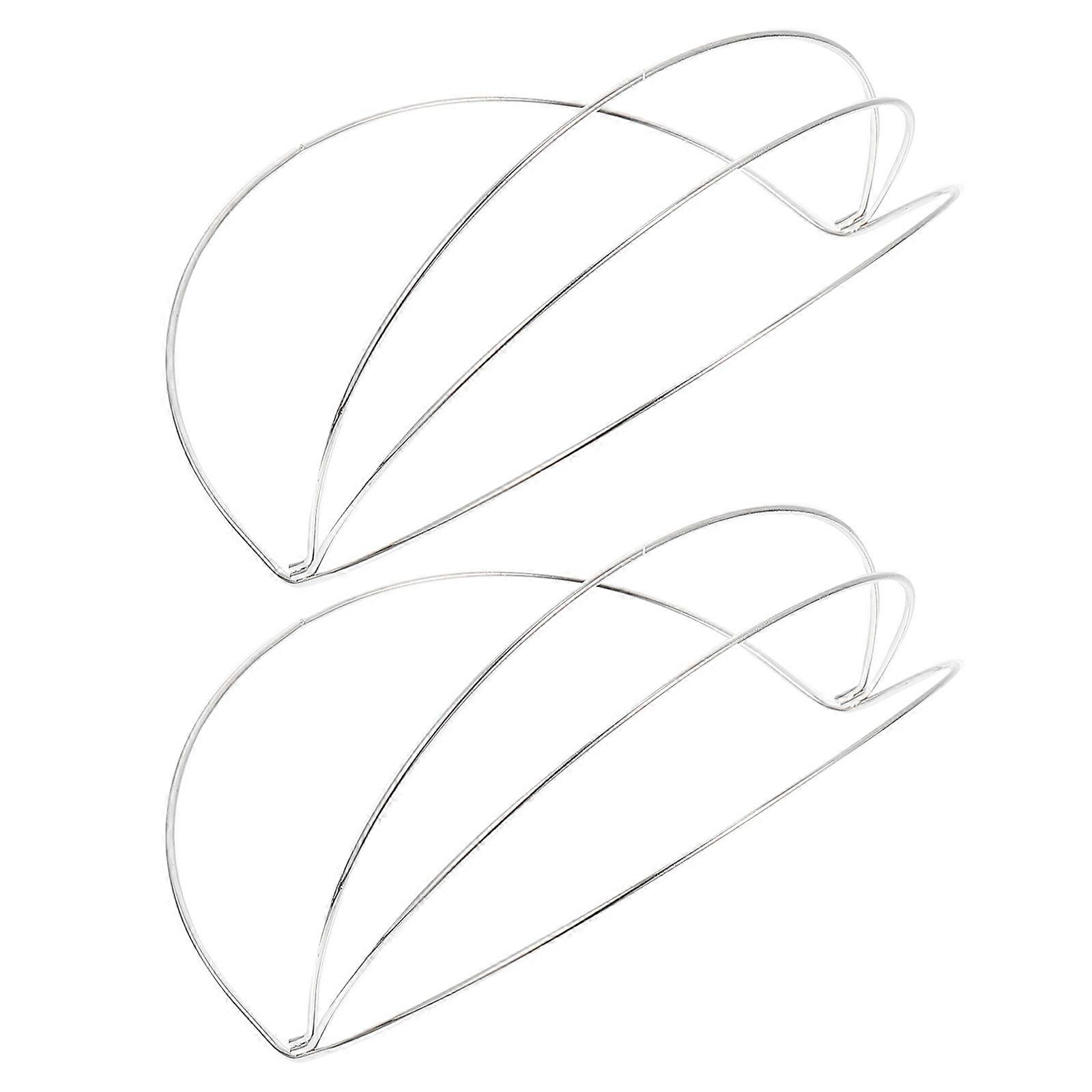 2pcs Simple Tiara Frame DIY Crown Base for Creative Headdresses – Comfortable Support for Parties, Weddings & Photo Props