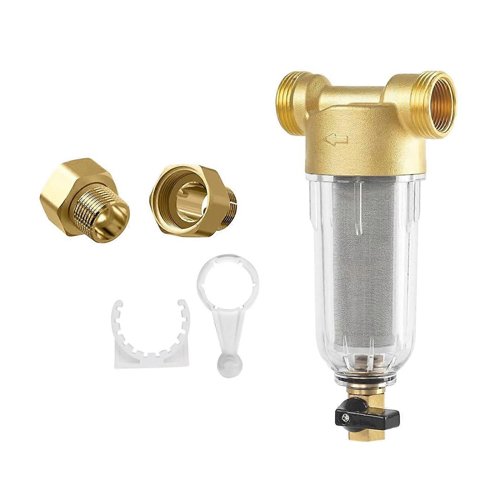 Water Filter Combination Spin Down Sediment Water Filter Tap Water Filter Fine Filter Softener Replacement Filter