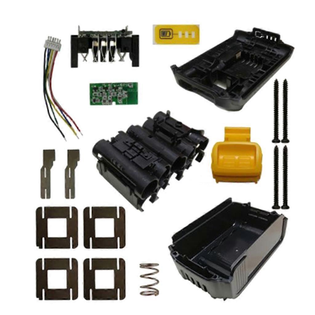 For - 18V 20V Power Tool DCB200 Lithium Ion Battery Box Housing PCB Charging for Protection Circuit Board for Case Multicolor