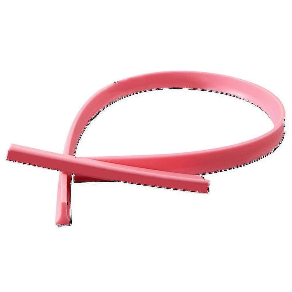 Összecsukható zuhanyajtó gát vízdugó - 2,5 m rózsaszín vízálló zárócsík