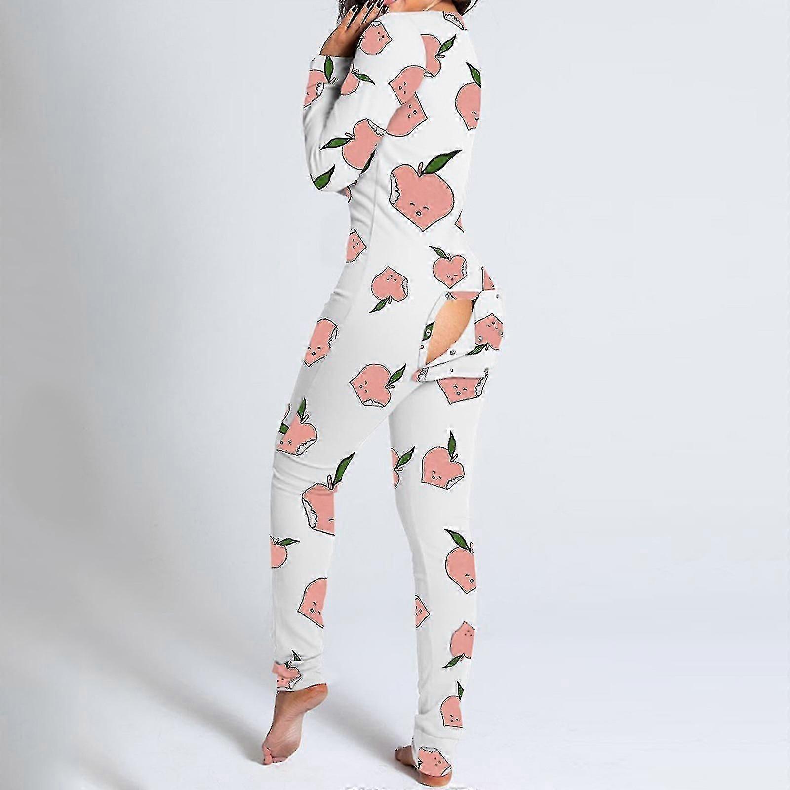 Best-selling Women's One-piece Pajamas With Open Back For Convenient Design