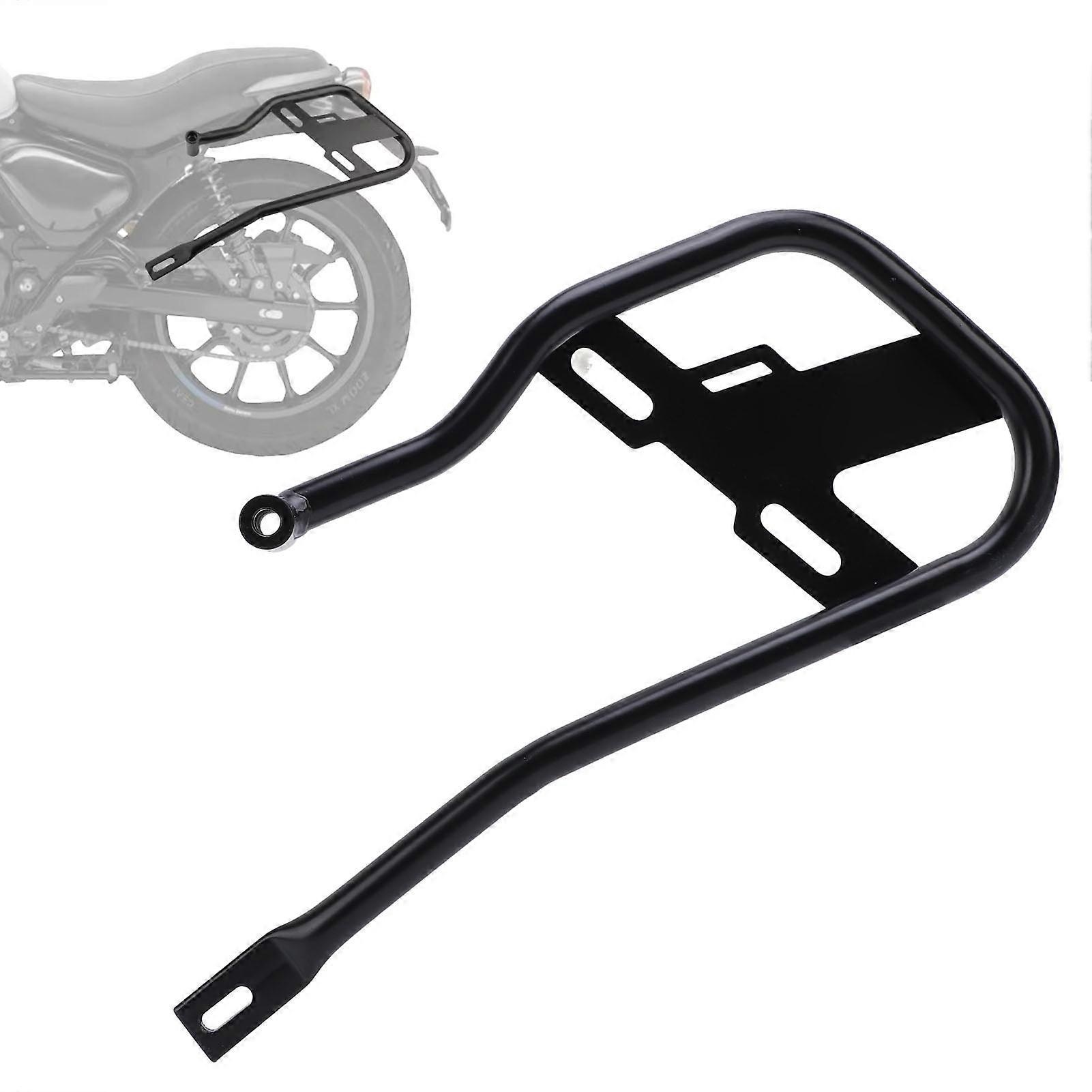 Motorcycle Right Side Trunk Bag Support Bracket Strong Strength Iron Structure Side Mount Support Rack for Hunter 350 