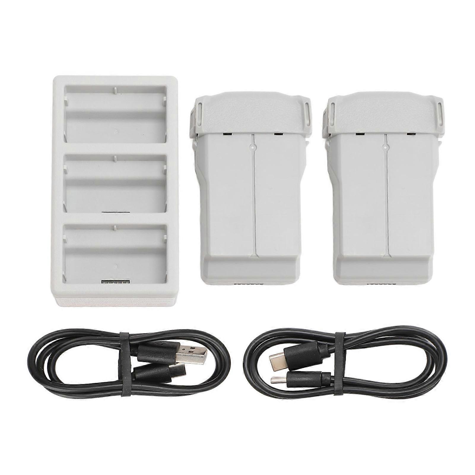 2Pcs 3850mAh Drone Battery for Mini 3/3 Pro/4/4 Pro - Fast Charging & Enhanced Safety