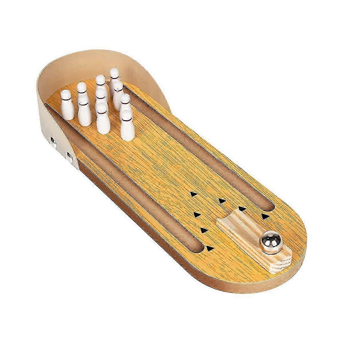 Mini Bowling Game Set for Kids, Stress Relief Table Game, Early Development Toy