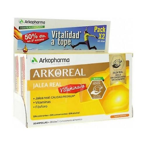 Arkoreal Vitality Jelly Pack 2 x 20 Bulbs