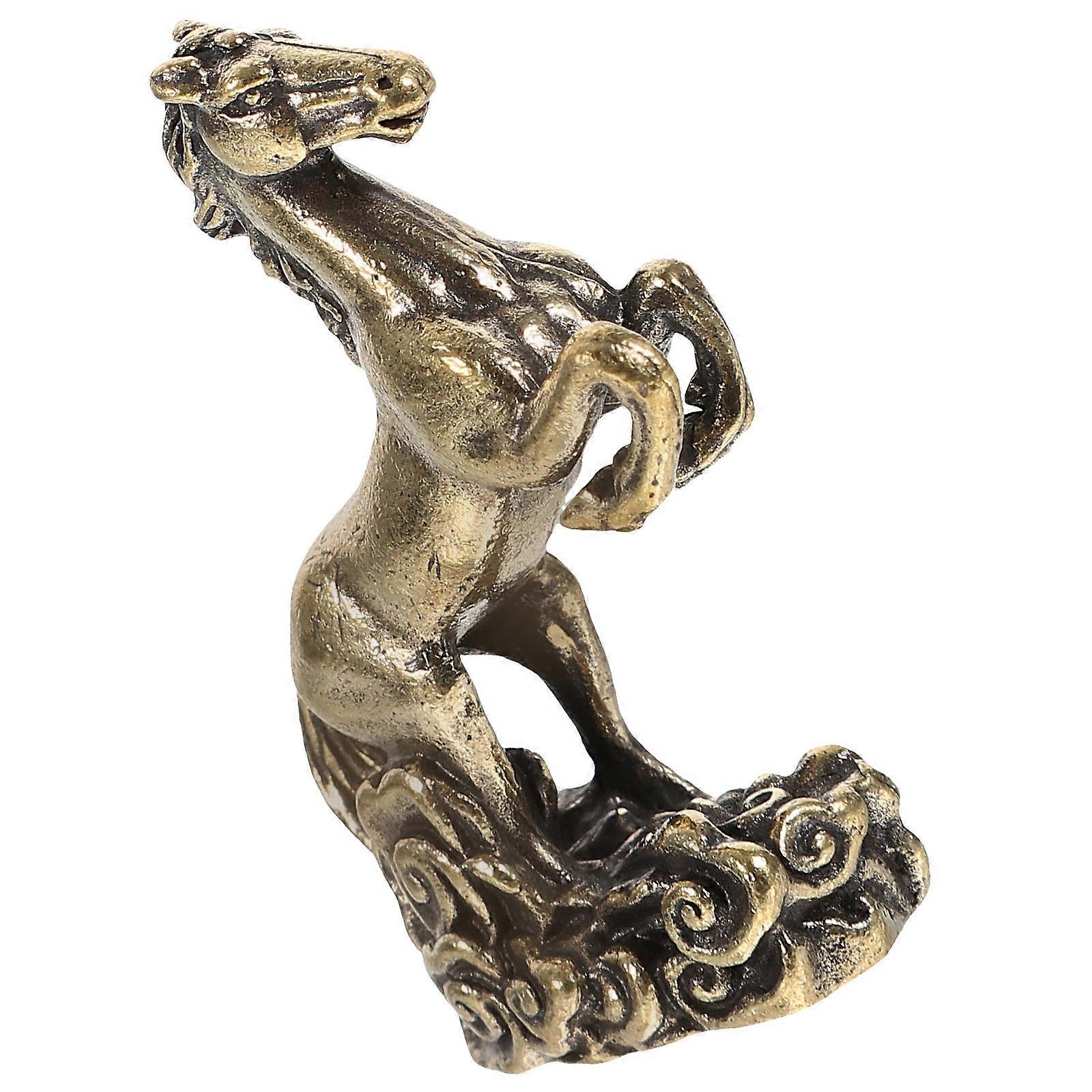 Energy-Infused Horse Adornment for Tabletops, Robust and Artistic Finish