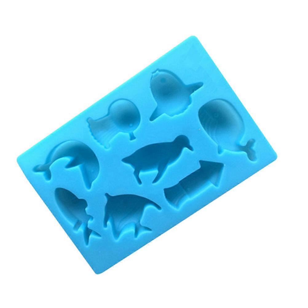 Fun Dolphin Themed Baking Mold Great for DIY,Ice Cube,Candy Making