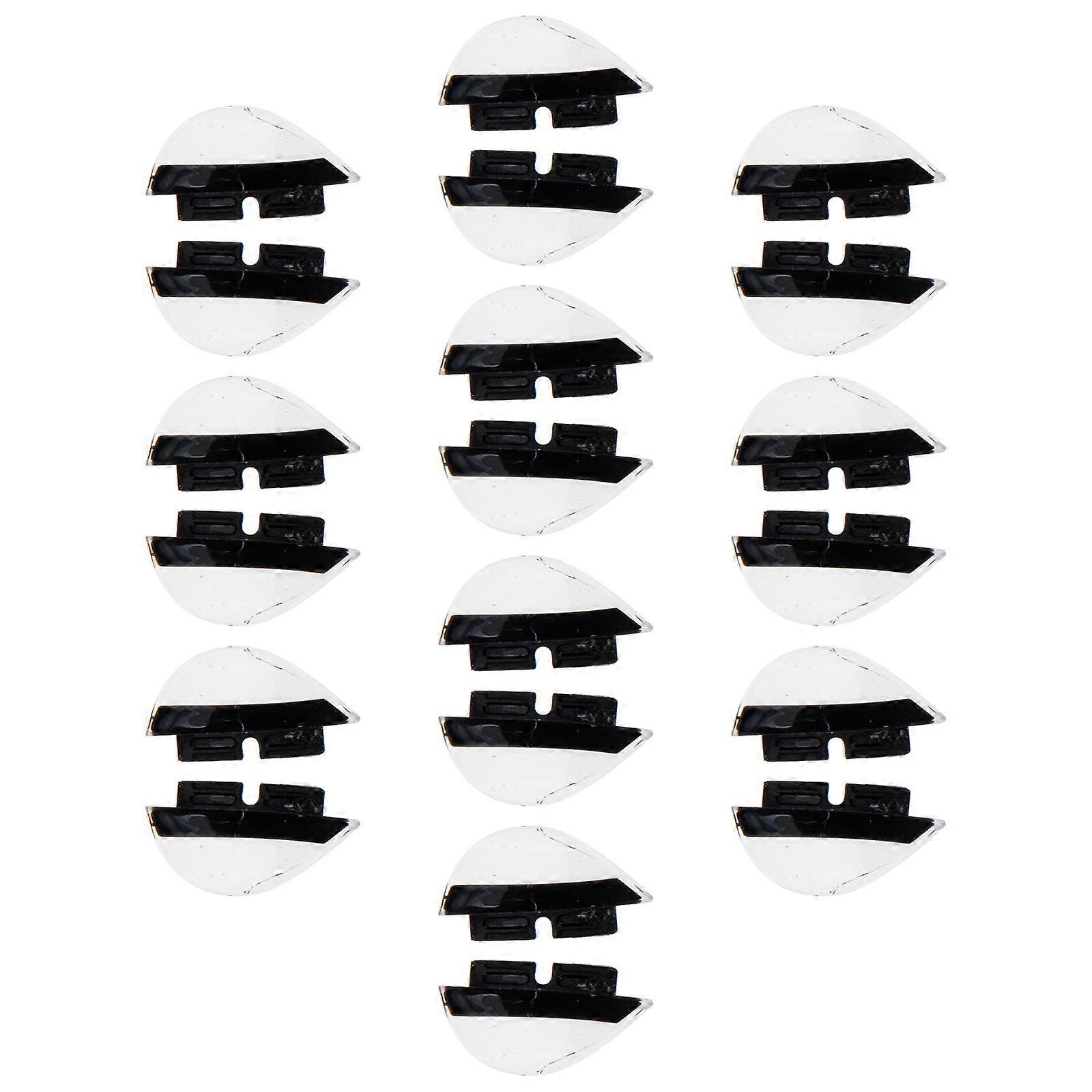 Plug-In Nose Pads Eyeglasses Nose Pads Supple Glasses Daily Use 10Pairs