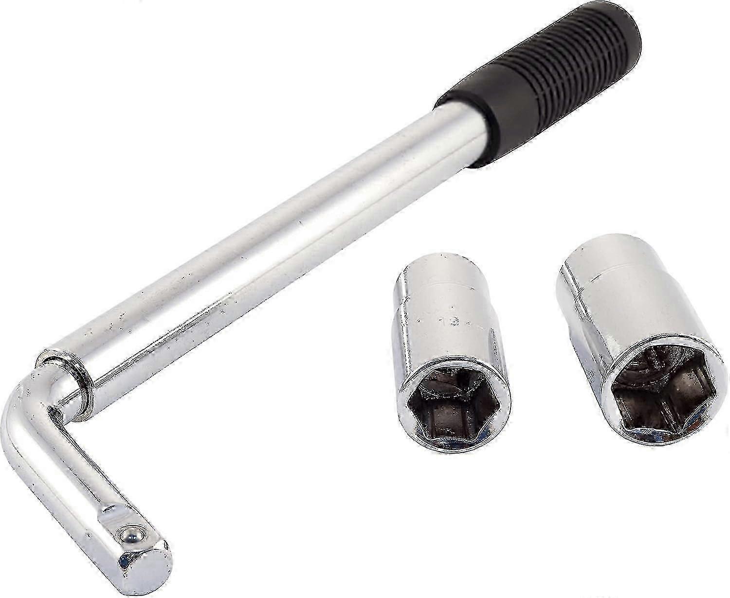 Extendable Handle - Socket Sizes: 17mm, 19mm, 21mm, 23mm - Suitable for Use with All Standard Vehicles