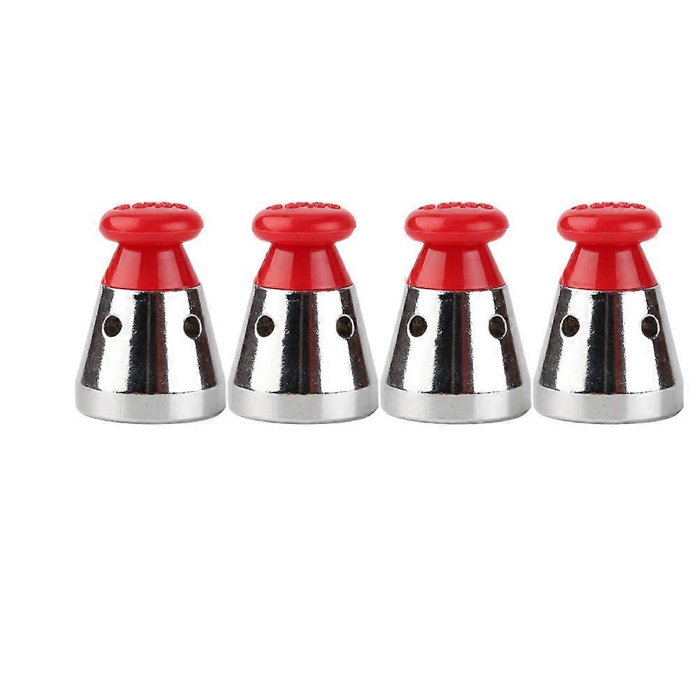 Jigger Valve Pressure Cooker Steam Valve Tower Gasket Red Metal Pressure Regulation 4Pcs