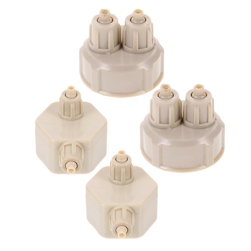 Bottle Screw Cap Diy Co2 Generator Bottle Caps Portable Aquarium Maintenance Plastic Material 4pcs