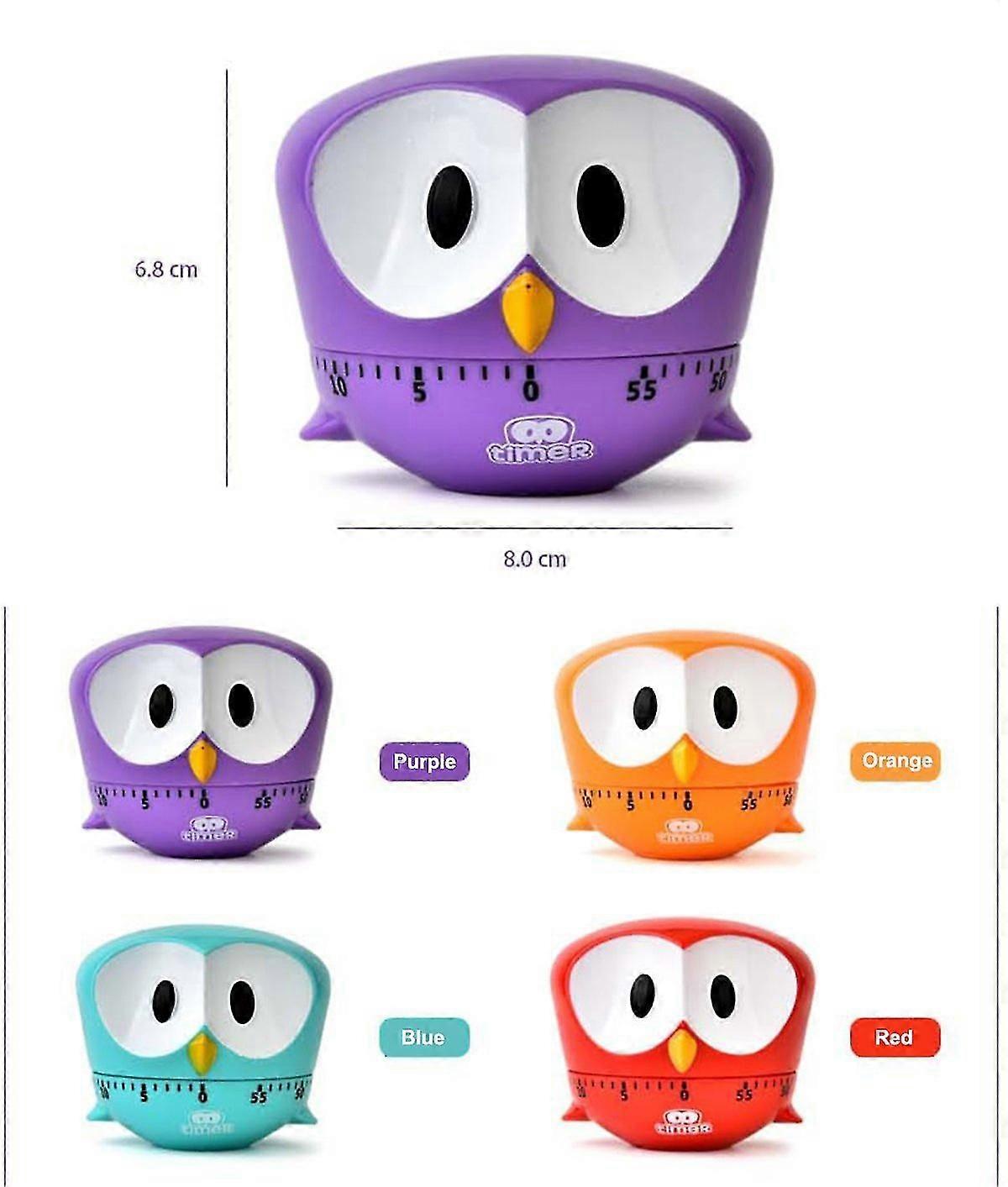 Mechanical Rotating Egg Timer for Kitchen,0~60 Minutes Timer for Mulitpurpose(Blue)