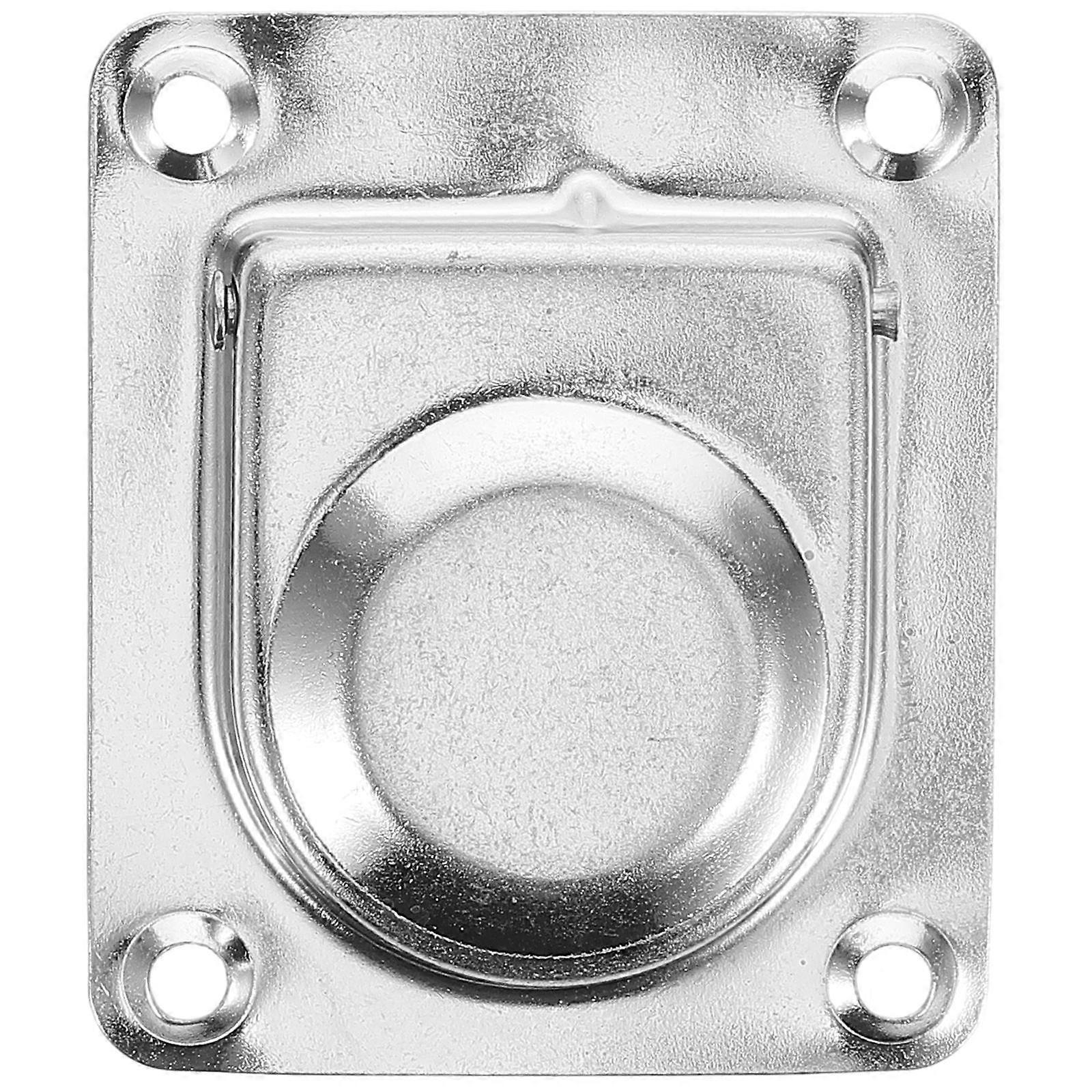 Stainless Steel Flush Mount Pull Handle with Spring Design for Boat Hatches, Yacht Cabinets, and Versatile Hardware Applications