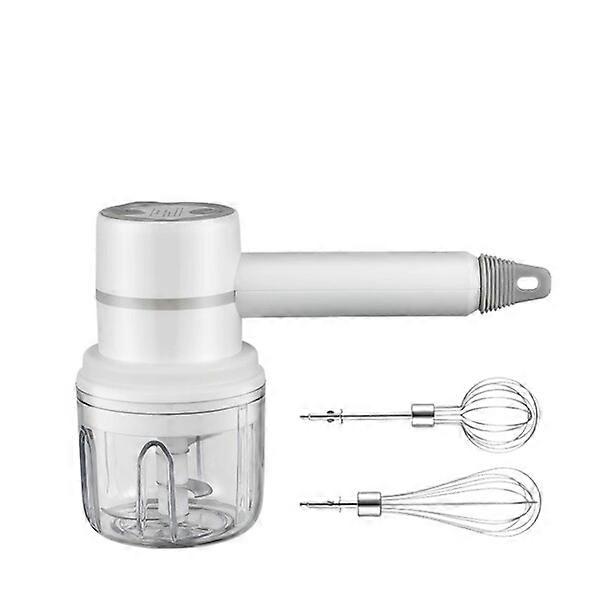 Mini frullatore elettrico wireless a 3 velocità, frullatore a immersione, frusta per uova