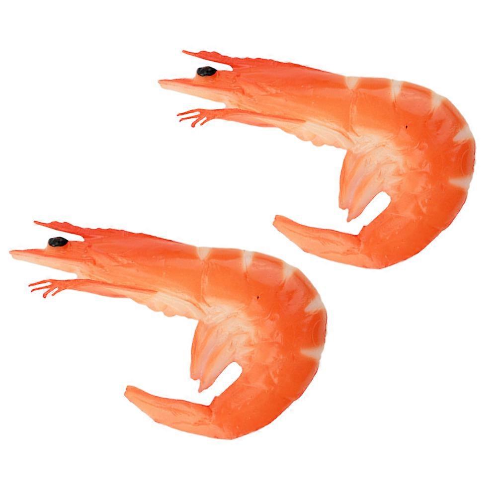 Artificial Lobster Decorations for Photo Use Simulation Lobster 2Pcs
