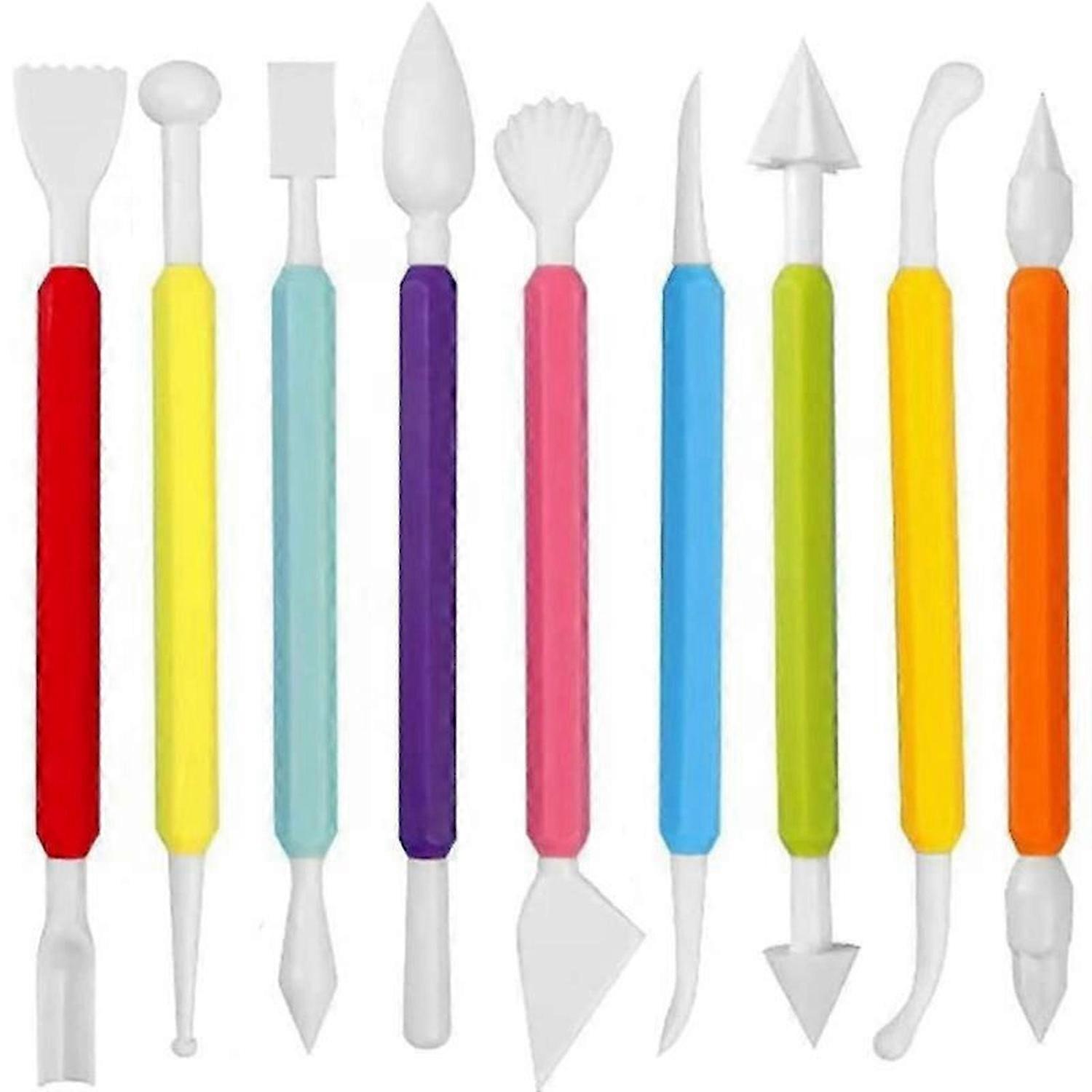 9Pcs Fondant Modeling Tools Set, Paste for Cake Decorating, Cake Marshmallow Sculpting Tools Set