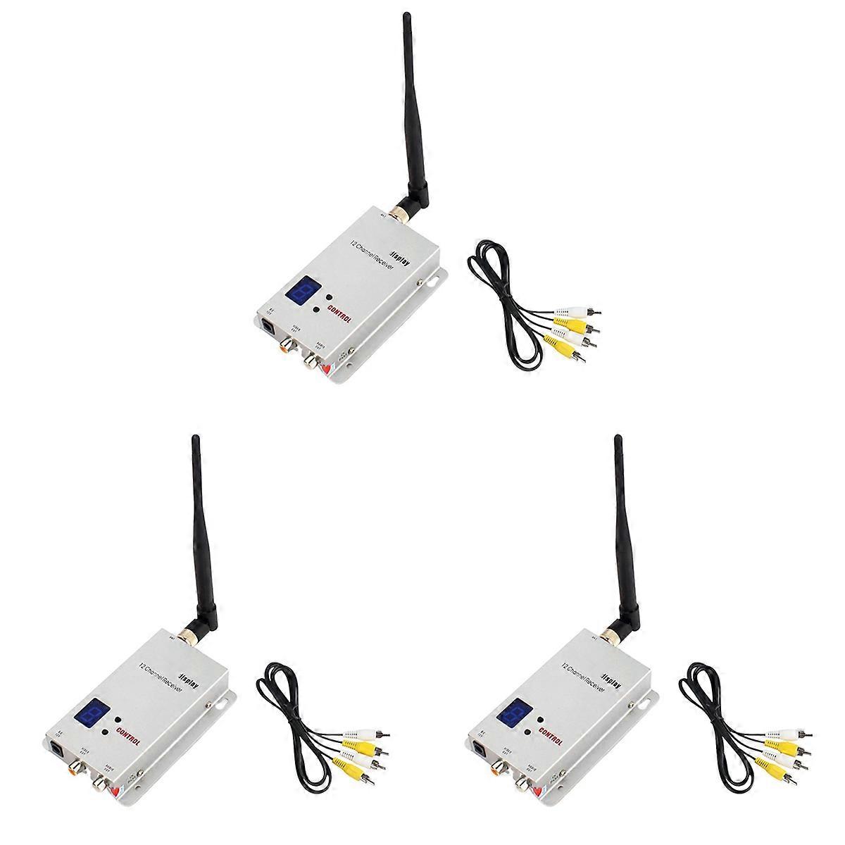 FPV 1.2G 1.3G VRX 12CH FPV Video Receiver with Digital Display -92dbm