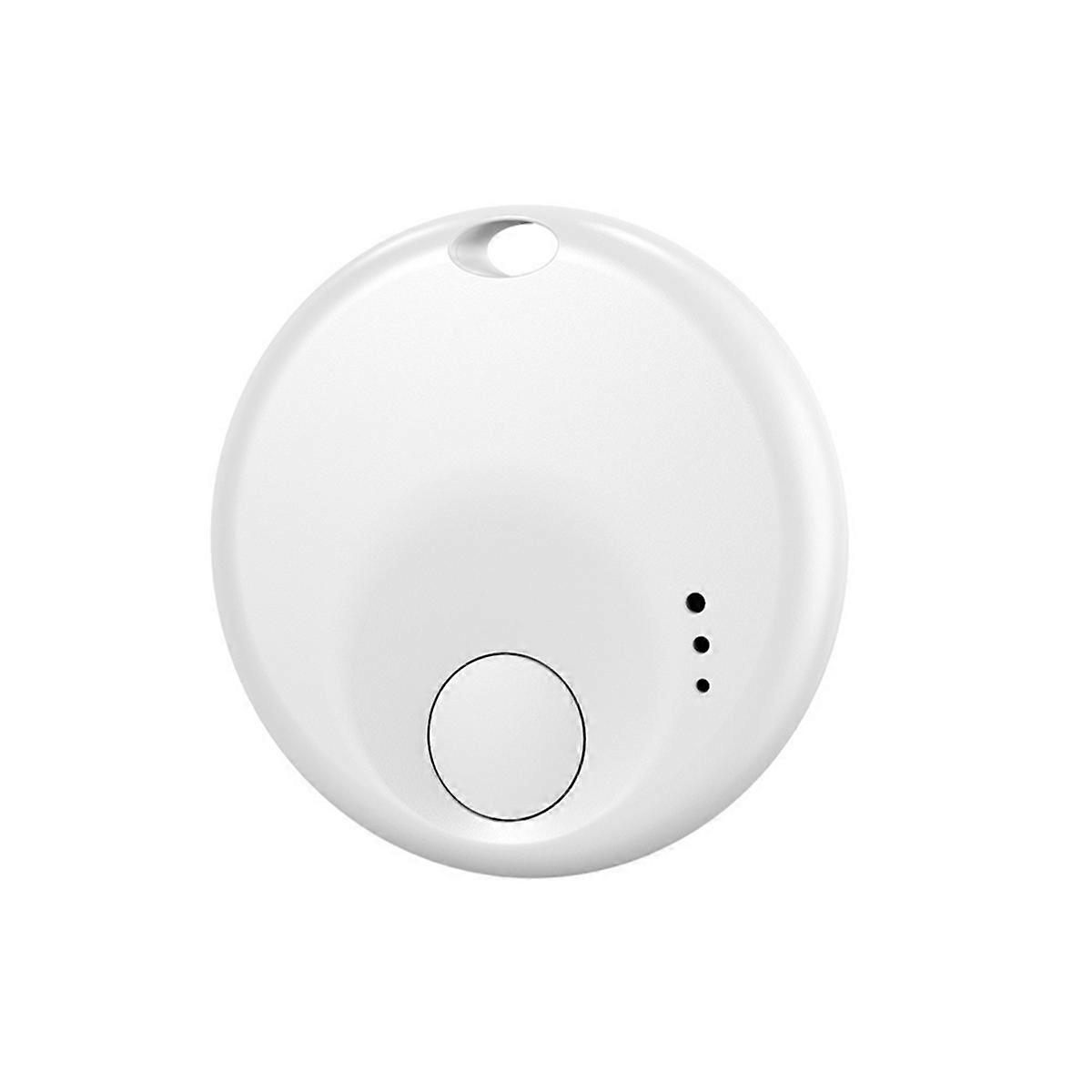 Mini Smart N Tag Wireless Luggage Tracker Works with for Find My, Item Locator for Key, Luggage, Backpack White