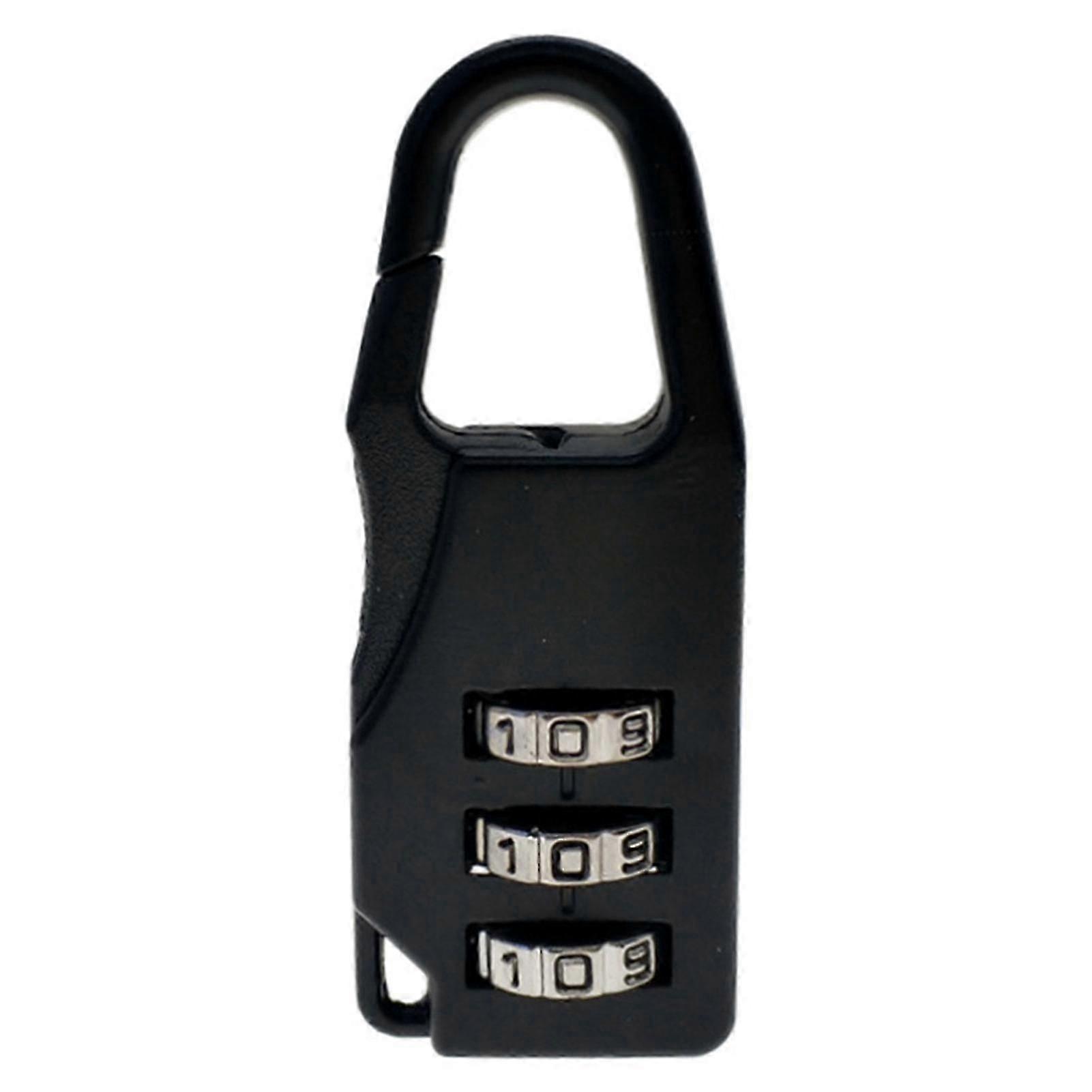 3 Dial Digit Number Code Password Combination Padlock Travel Security Safe Lock