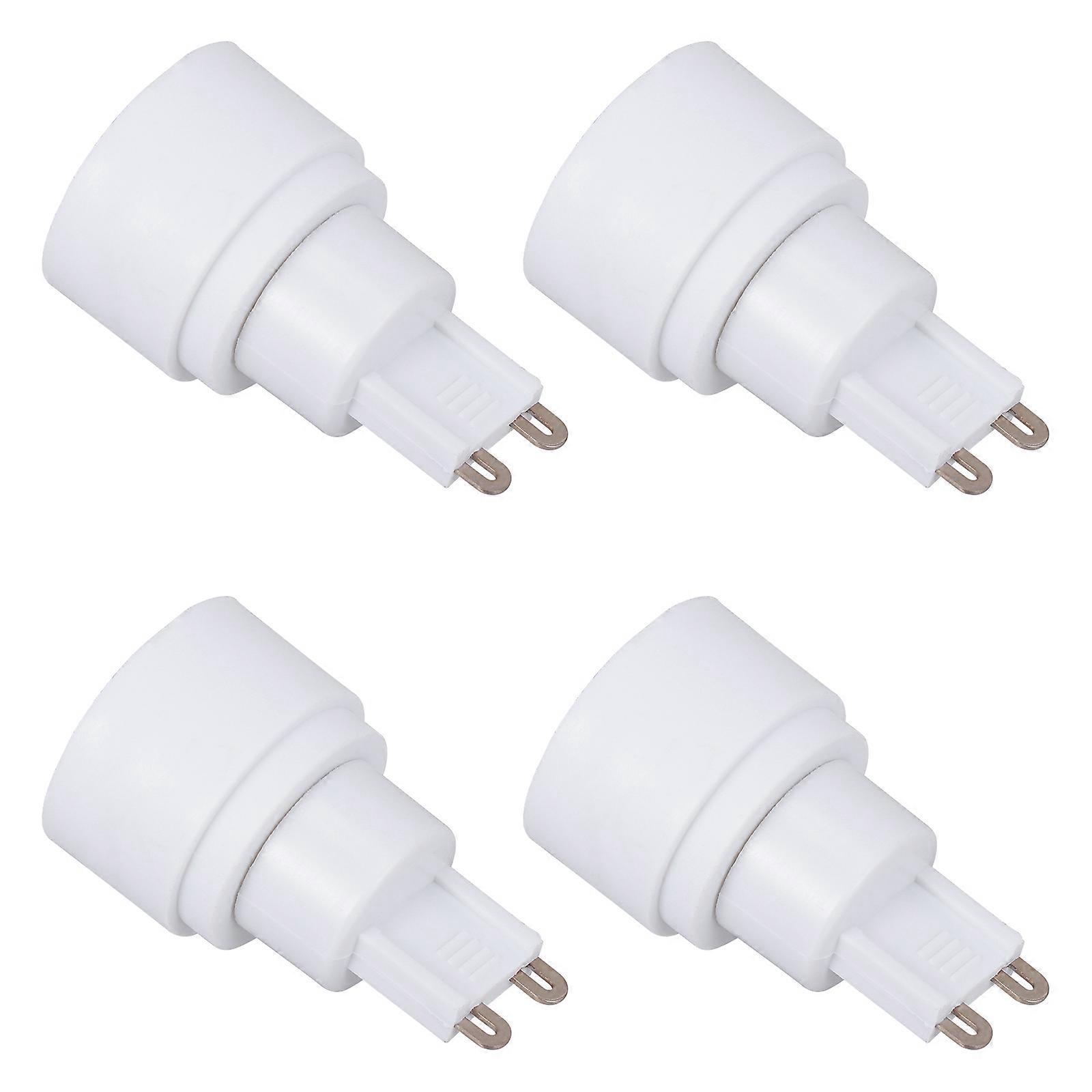 Light Converter Adapter G9 to E14 Voltage Compatibility 100-230V Hotel Plastic 4Set
