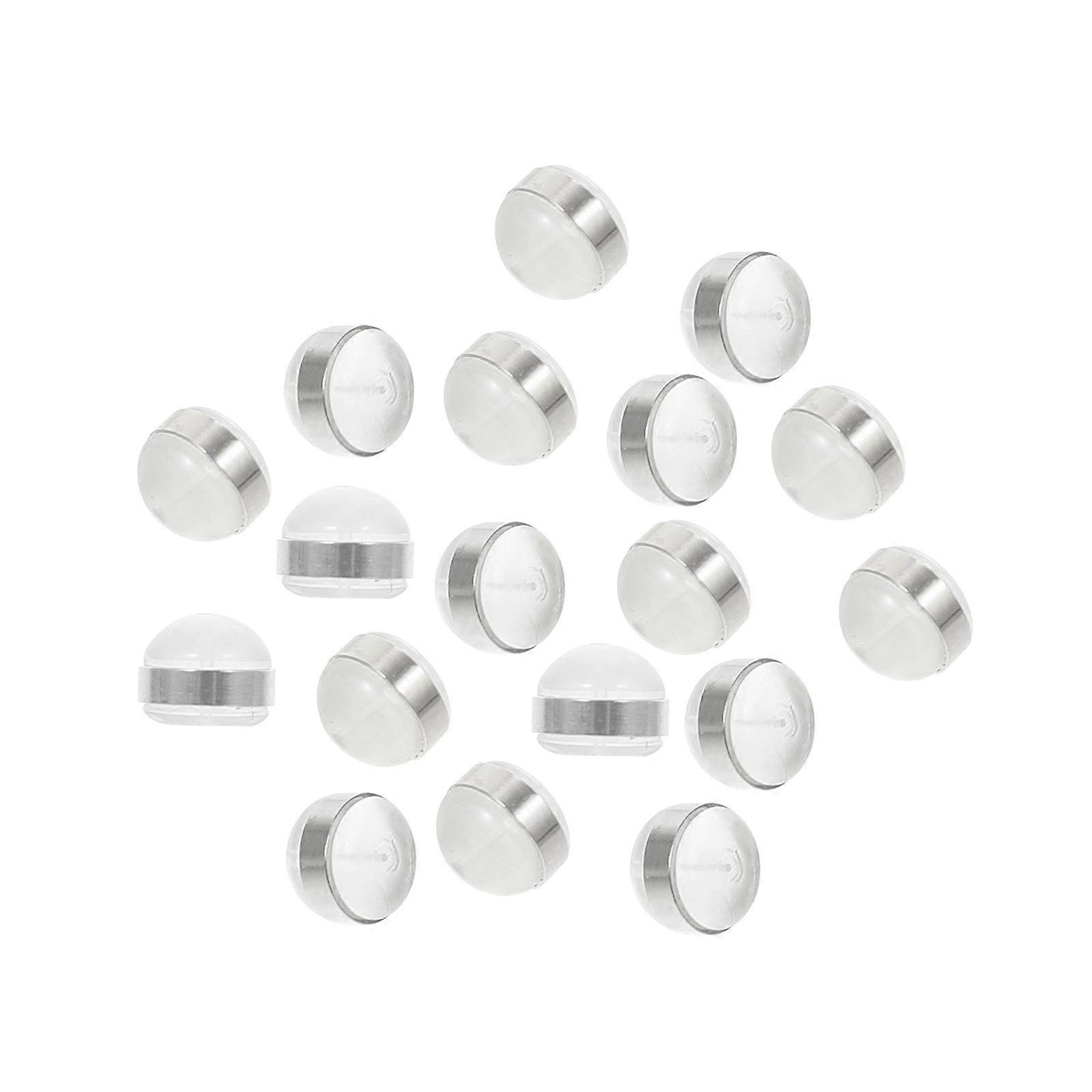 Silicone Earring Backs for DIY Use Silver Color 30pcs