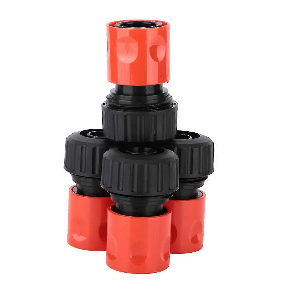5Pcs 3/4" Quick Connection Hose Connector Water Pipe Adapter for Home Garden Use