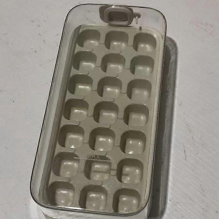 Ice Cube Tray: 21-Grid Silicone Cube Tray With Lid For Quick Ice Making - Easy Release Mold For Freezer Parties And Outdoor Use