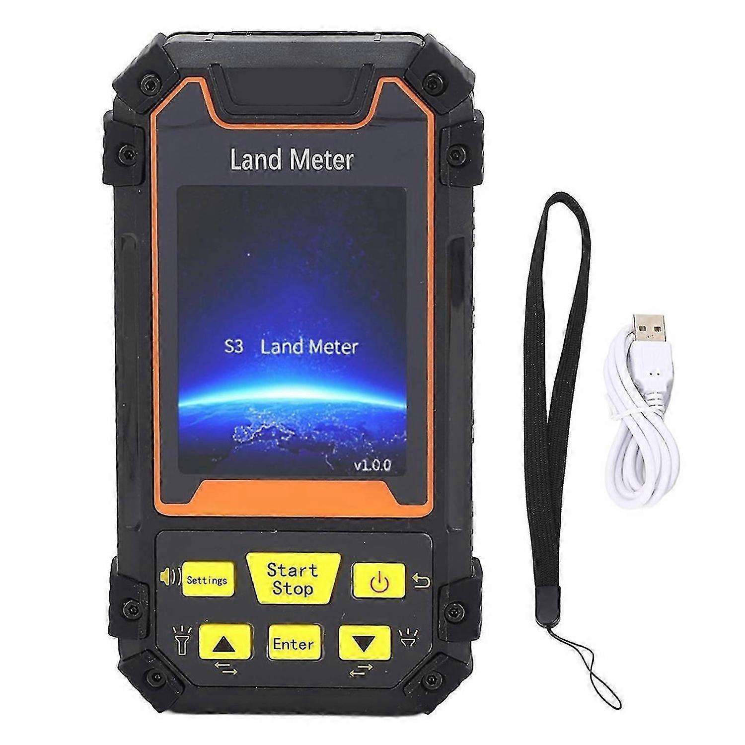 Land Meter, Handheld Area Measurement Tool, Color Screen Measuring Instrument S3, Suitable for Farml