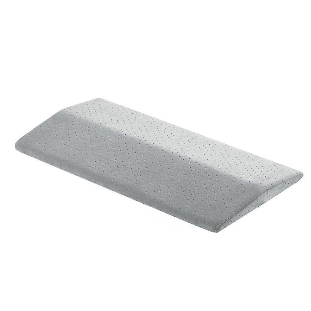 Lumbar Pillow Sleeping on Bed Memory Foam Lumbar Support Pillow (Grey)