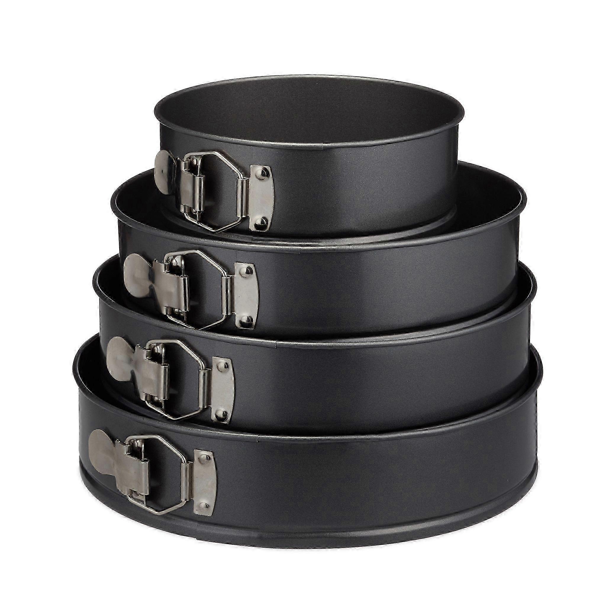 4-piece springform pan set, : 18 cm, 24 cm, 26 cm, 28 cm