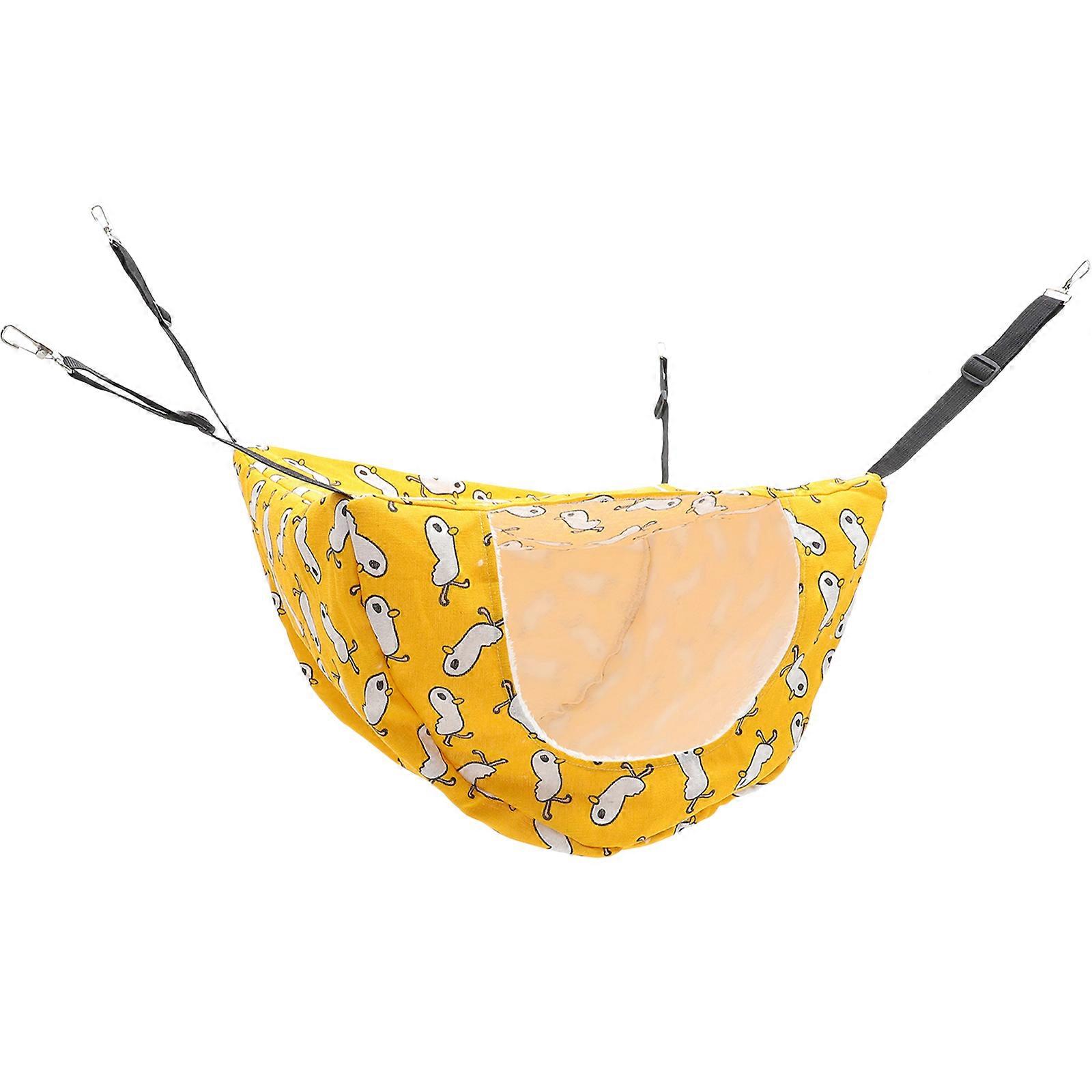 Pet Hanging Bed Adjustable Height Cat Cage Hammock 1Set