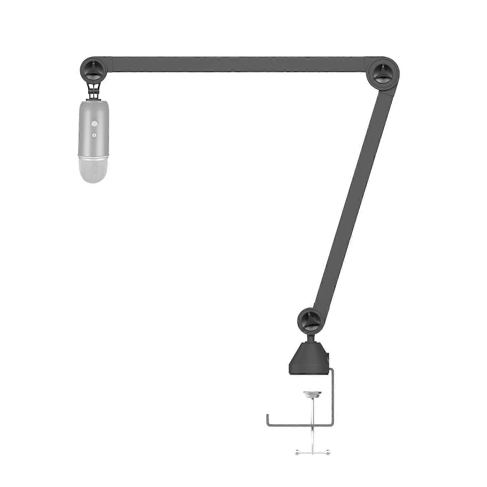 Microphone Boom Arm, Desktop Microphone Arm, Rotation Switch Holder for Recording