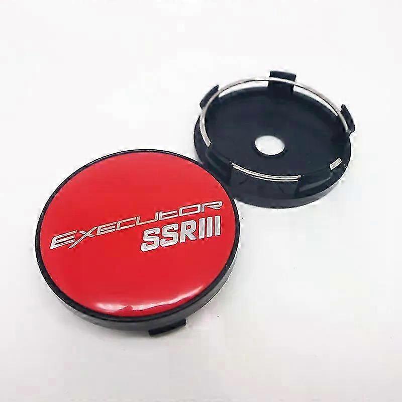 4Pcs 60mm κάλυμμα καπακιών πλήμνης για το αυτοκίνητο SSR με το αυτόματο στυλ αυτοκόλλητων εμβλημάτων εμβλημάτων 56mm