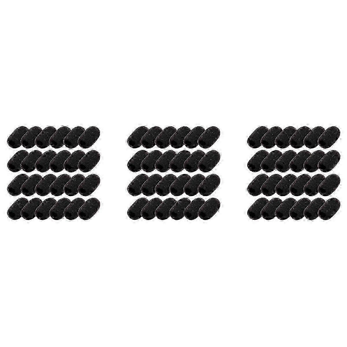 72Pack Mini Foam Windscreen Lapel Headset Microphone Sponge Cover Shield Protection for Compatible Brand
