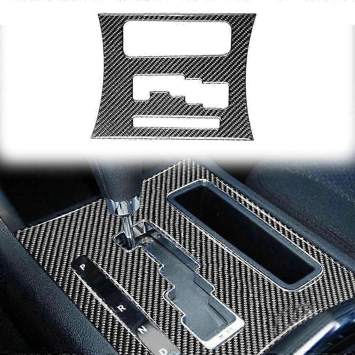For 2011-14 Dodge Charger Chrysler 300 Carbon Fiber Gear Shift Pannel Cover Trim
