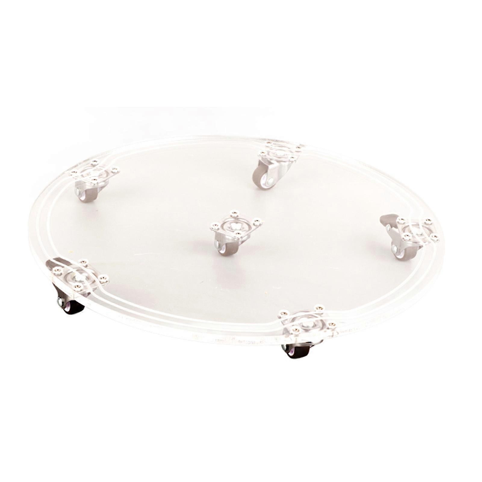 Round Transparent Acrylic Tray Heating and Cooling Air Conditioning Bottom Bracket Purifier Heater Base