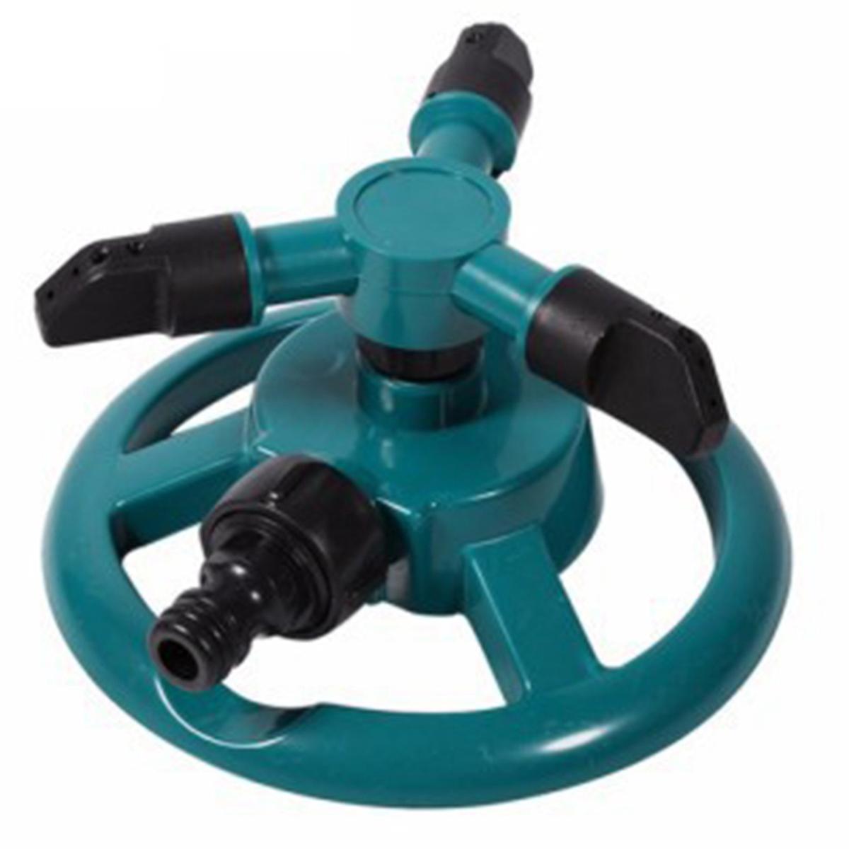 Garden Sprinklers Water Durable Three Nozzle Pipe Hose Sprinkler Automatic Rotating Water Sprinkler