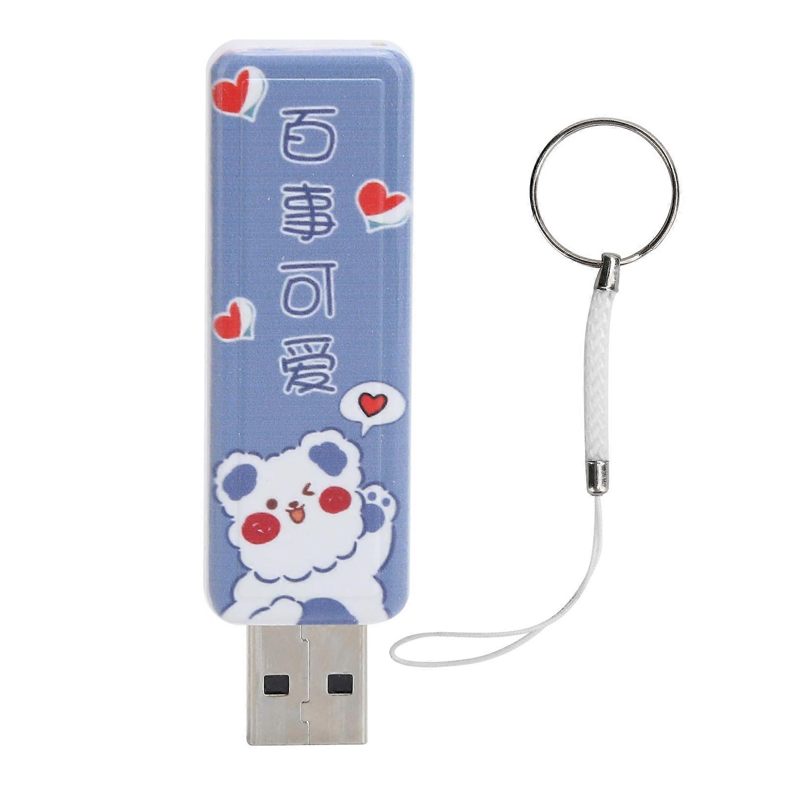 U Disk PushPull USB2.0 Memory Car Flash Drive Gift Computer Accessories Cartoon Pattern(64GB )
