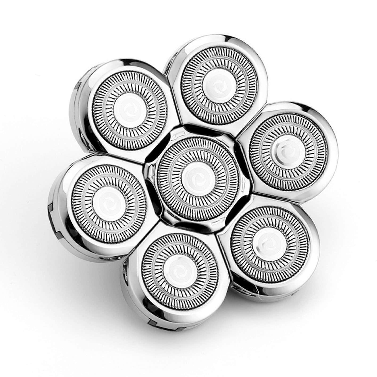 6D/7D Electric Shaver Replacement Heads Bald Replacement Heads for Razor Blades for Electric Shaver for Head Razor Replacement 7 Heads Ref: 4596